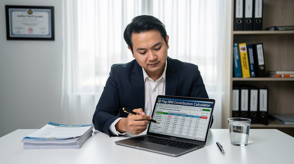 pag ibig salary contribution calculation