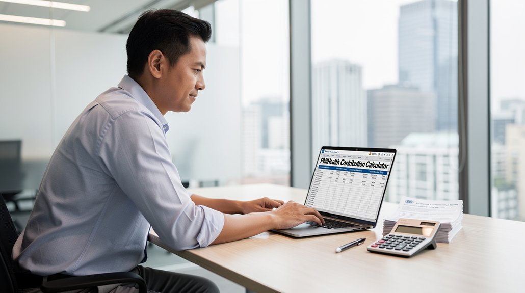 philhealth salary contribution calculation