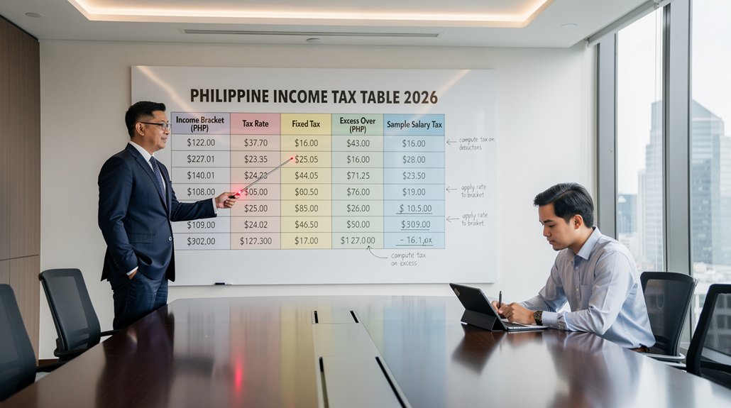 philippine 2026 tax table