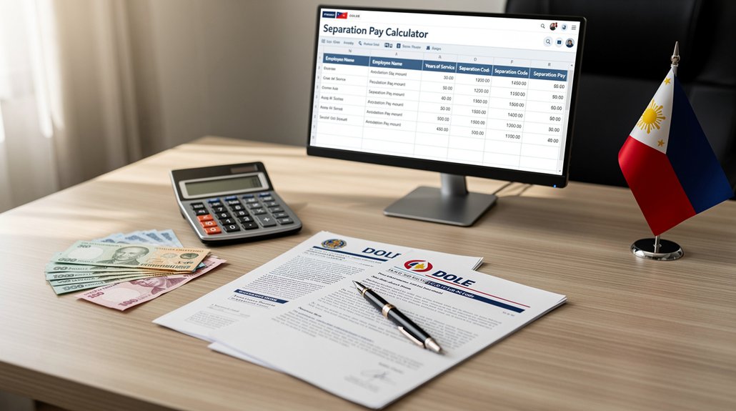 philippine separation pay calculation